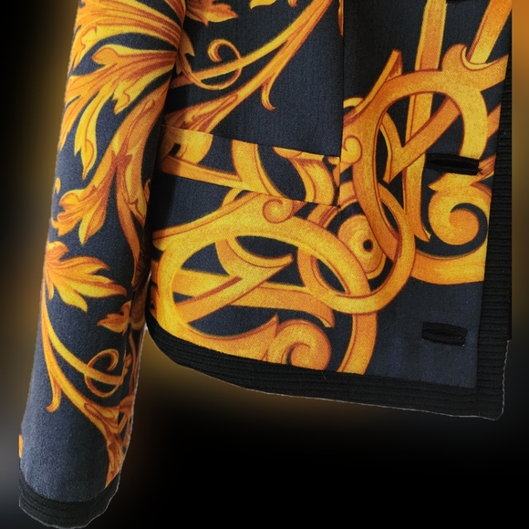 Versus Versace Ladies Baroque Bolero Sz 28/42 Stunning RARE - Picture 7 of 15